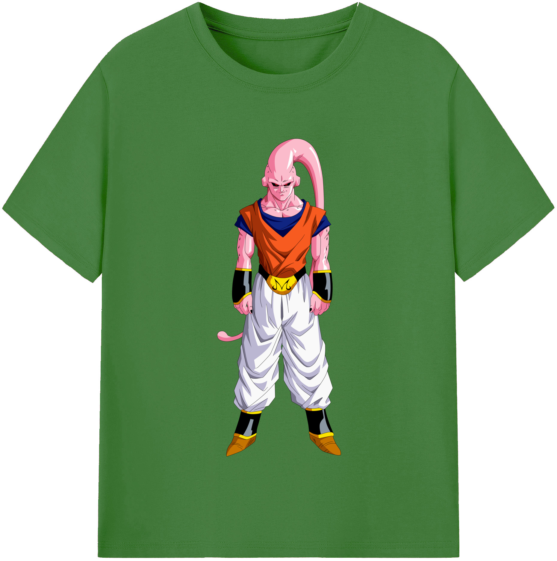 （画像用） ドラゴンボール 魔人ブウ DRAGON BALL Majin Buu レディースカジュアルプリントTシャツ（綿100％）